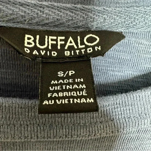 Buffalo David Bitton Shirt Long Sleeved Blue Size Small - Picture 9 of 16